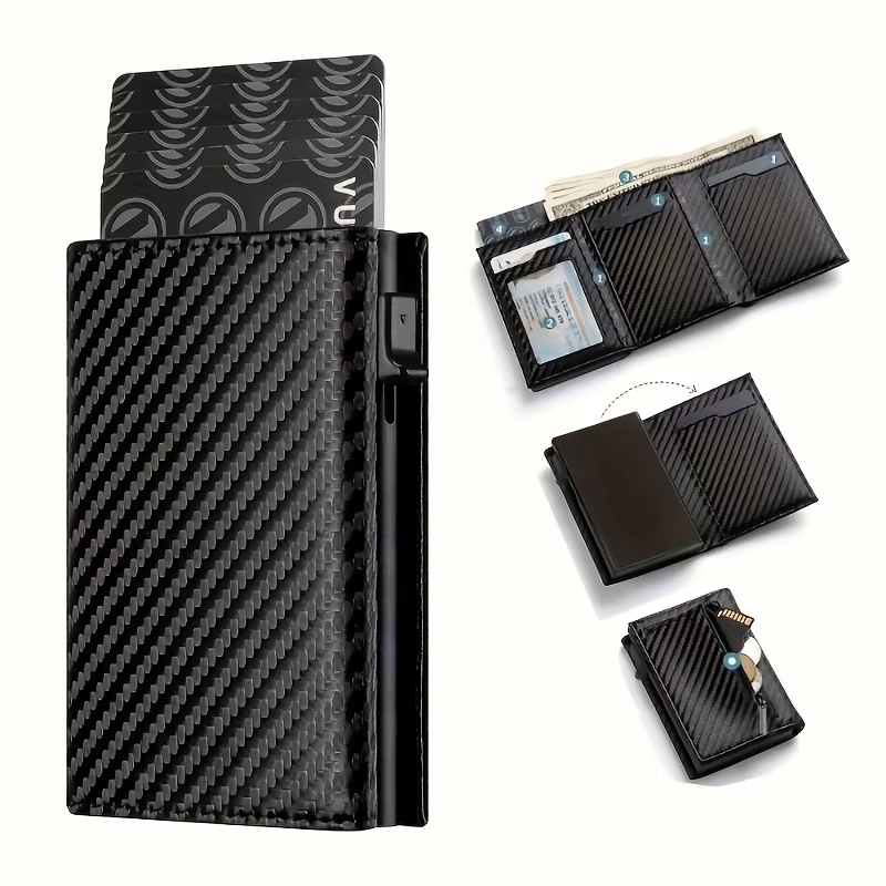 Carbon Shield RFID Blocking Minimalist Wallet by VoltDrop